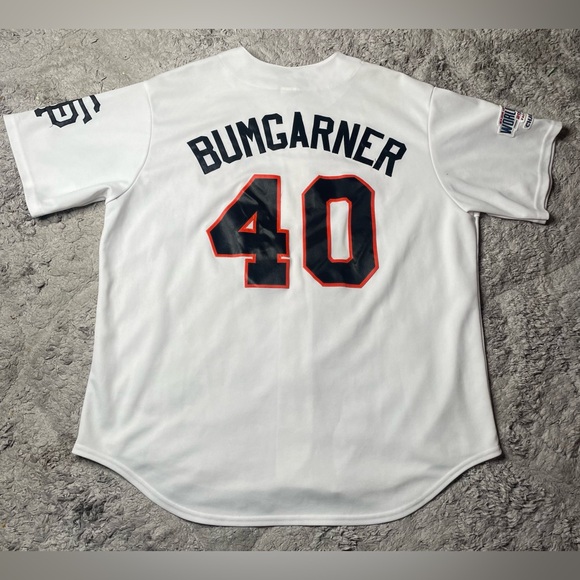 ⚾️San Francisco Giants Madison Bumgarner World Series 2014 Jersey MLB Size 2XL - Picture 6 of 16